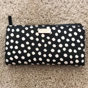 Kate spade polka dot wallet